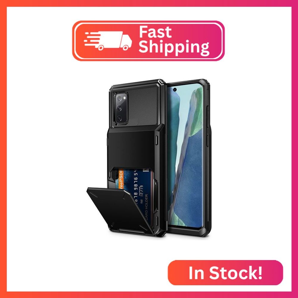 Vofolen for Galaxy Note 20 Case Card Holder Wallet 4-Card Flip Cover Credit ID S