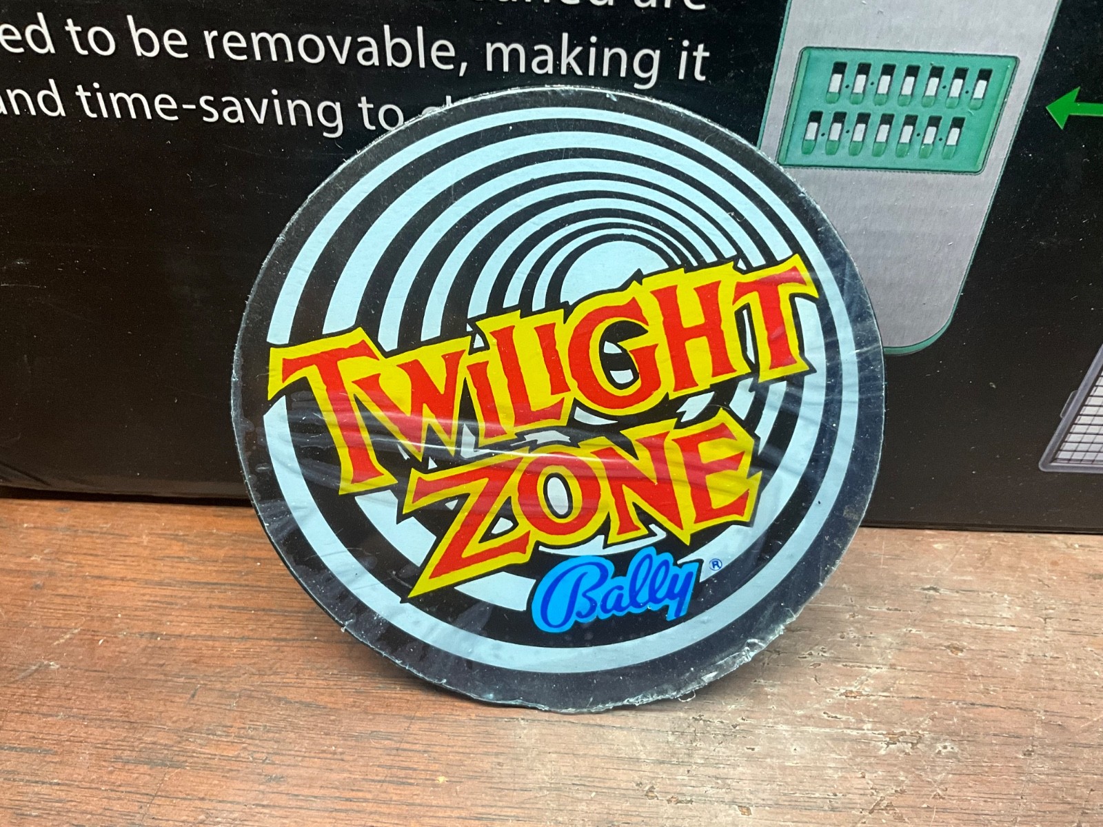 Twilight Zone Promo plastic pinball coaster prize high score Please Read