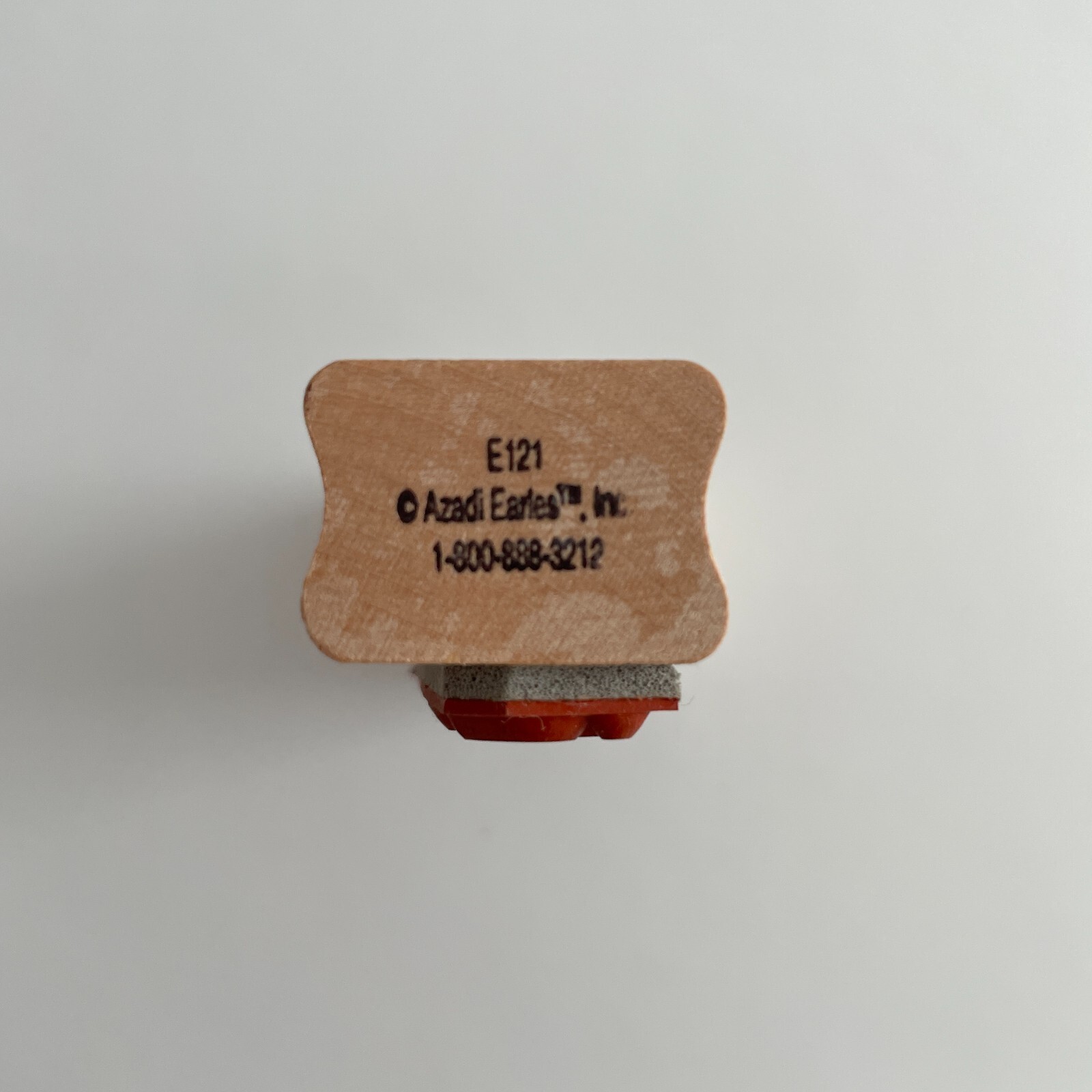 Azadi Earles Its A Shower E121 Wood Mounted Rubber Stamp