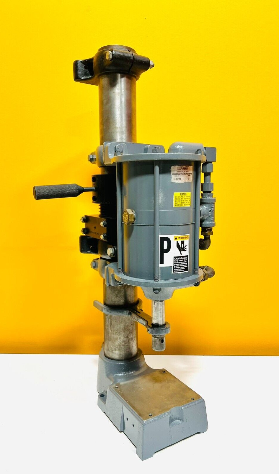 Air-Mite DAP38 2 Ton 5" Bore 6" Daylight Double Acting Air Arbor Press Tested!