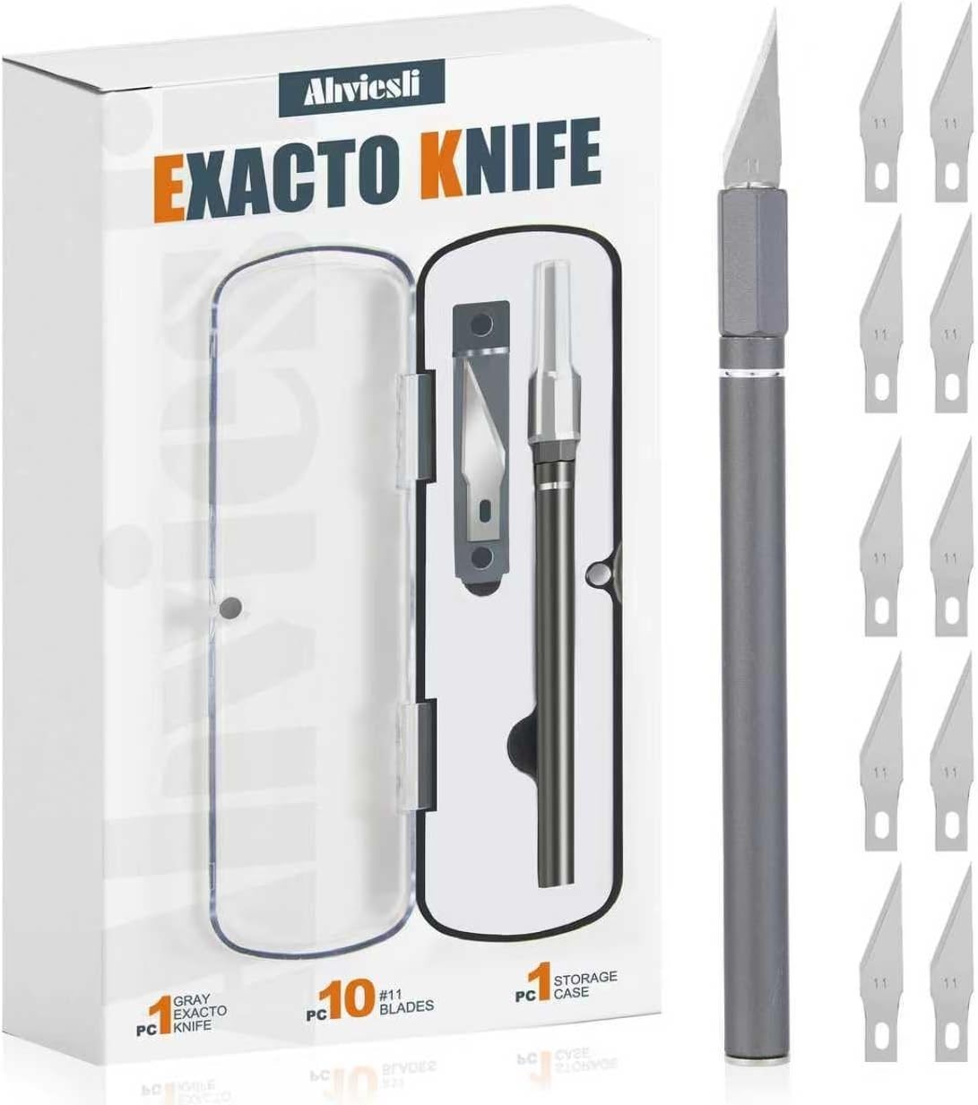 Exacto Knife Set, 12 Pcs Precision Craft Knife Kit with Aluminum Handle