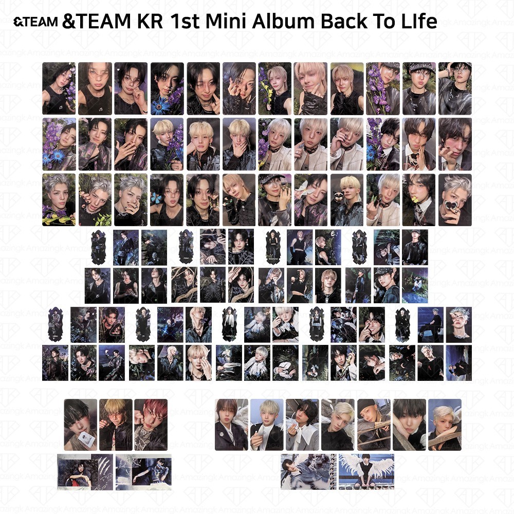 &TEAM KR 1st Mini Album Back To Life Roar/Breath/Gaze ver. Official Photocard