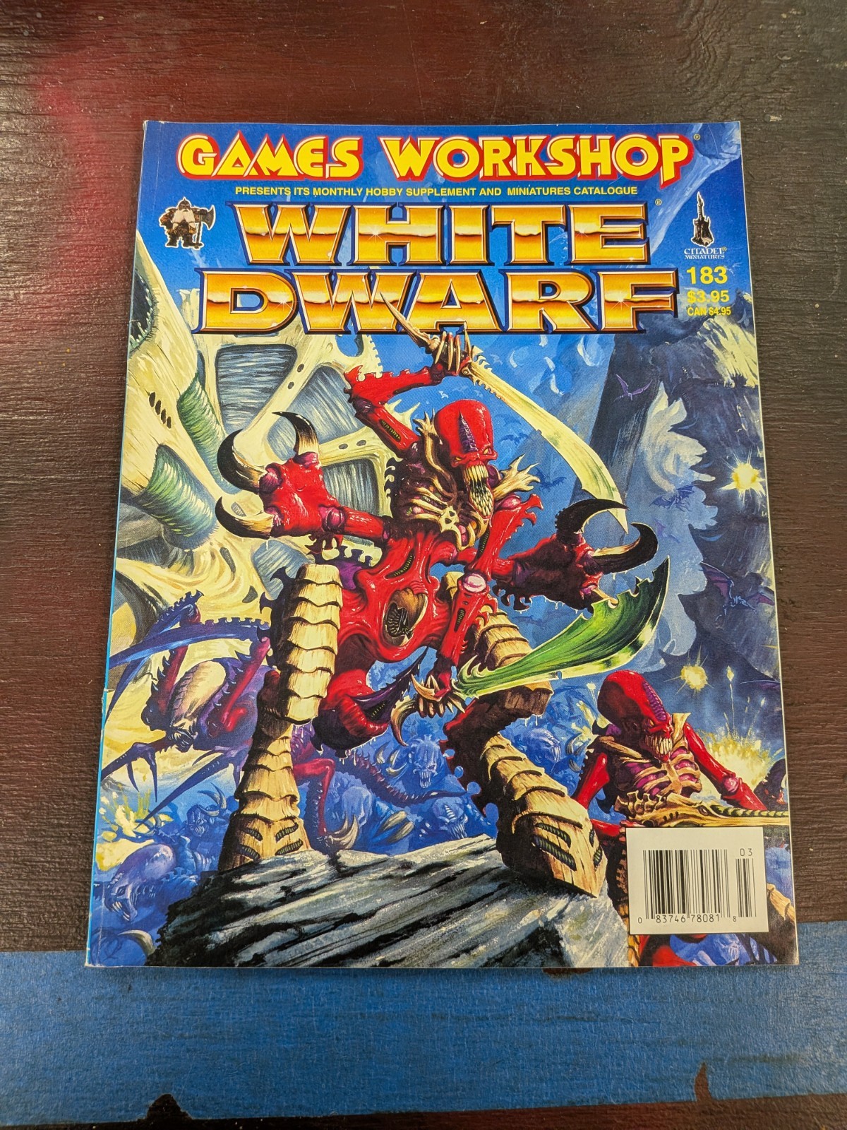 White Dwarf Magazine 183 Games Workshop Blood Bowl WFB Epic 40K Uncut