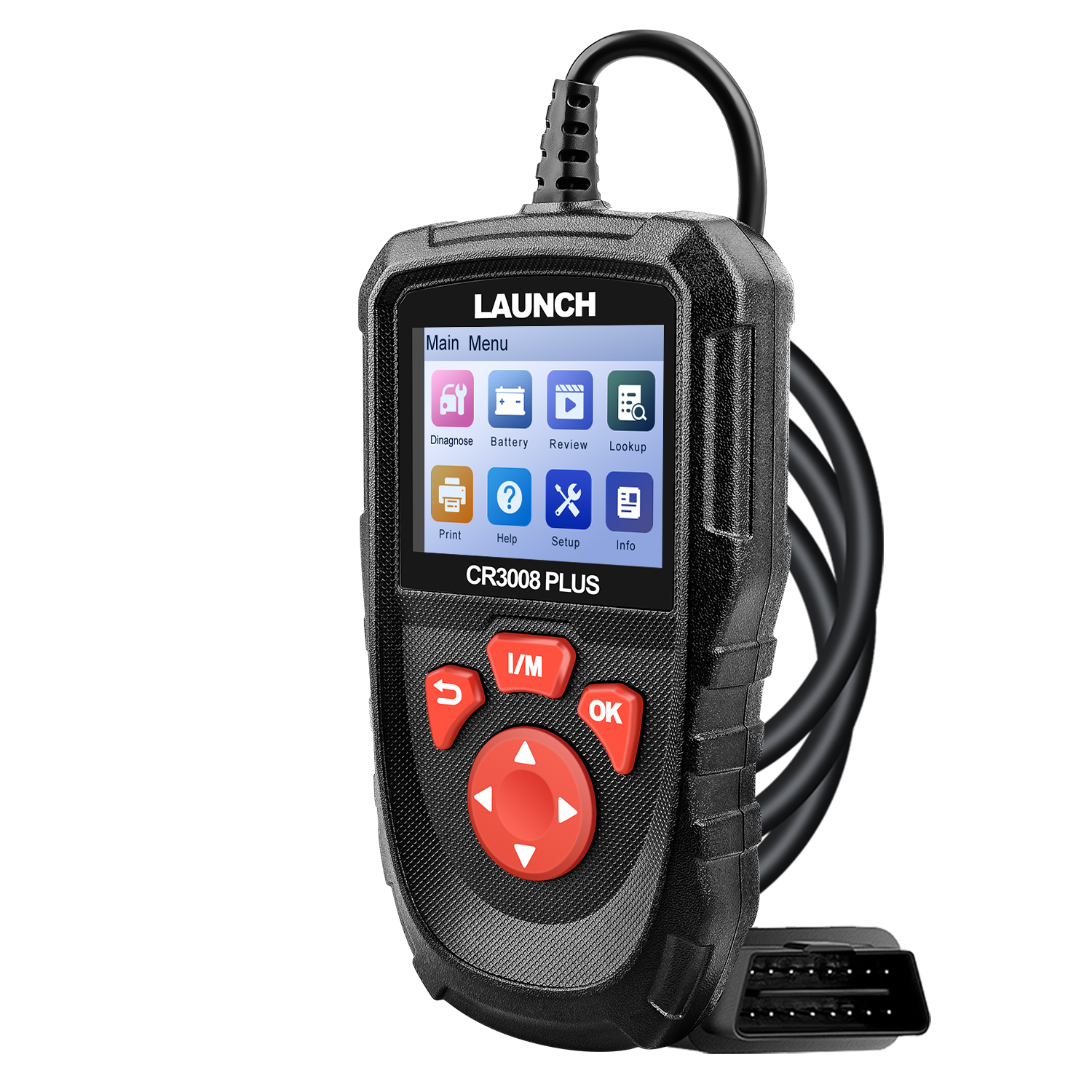 LAUNCH CR3008 Plus OBD2 Scanner Code Reader Check Engine OBD Car Diagnostic Tool