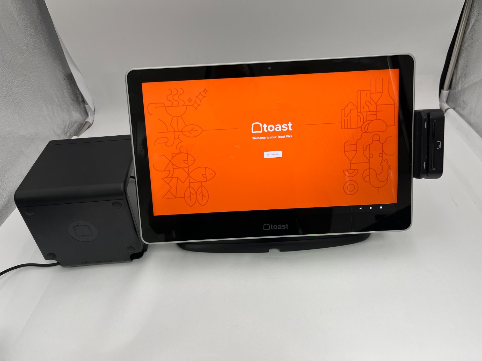 TOAST FLEX TT200 POS BUNDLE CREDIT CARD READER AND TP200 PRINTER