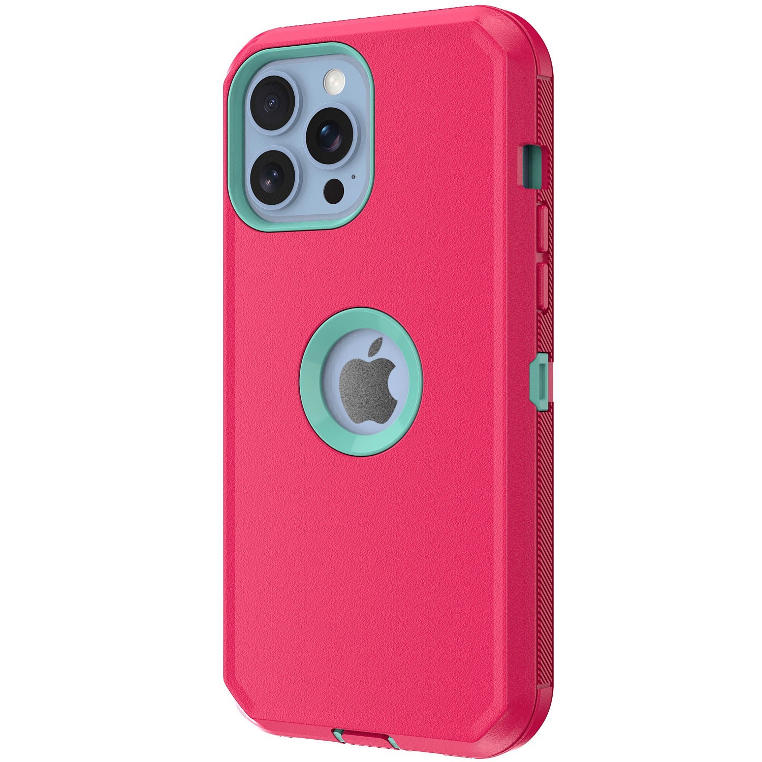 For iPhone 13 Rugged Shockproof Case Hard Soft Protective Cover / Tempered Glass