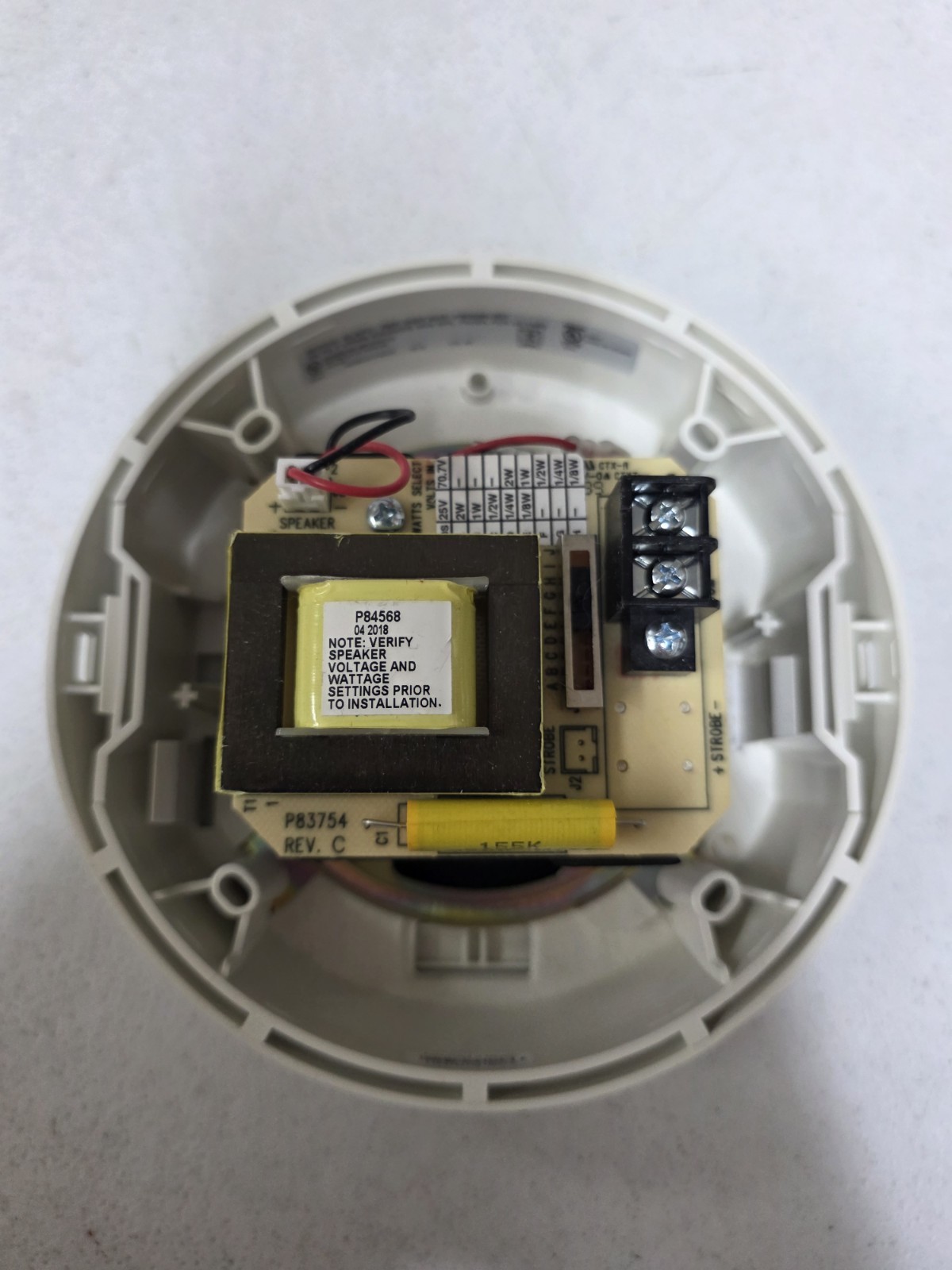 Siemens Series SLSCP Speaker & Amplifier for Fire Protective Signaling Systems