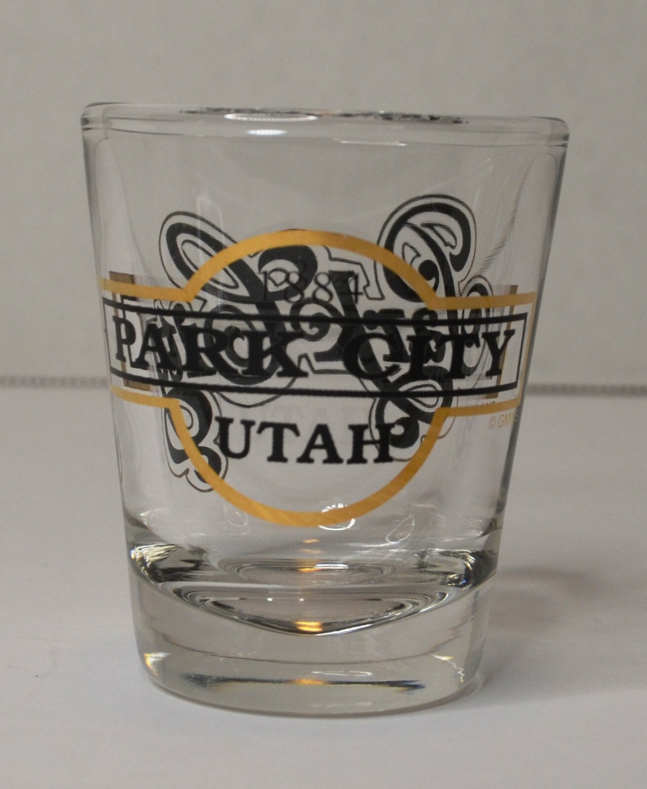 PARK CITY UTAH 1884 SHOT GLASS