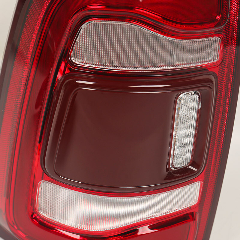 Pair For 2019-2024 Dodge RAM 2500 3500 Red Bezel LED Tail Lights w/ Blind Spot