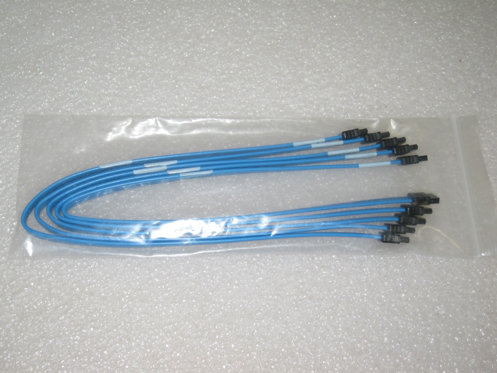 LOT OF 5 DELL P1160 18 INCH SATA BLUE CABLE CN-0P1160 0P1160 NEW