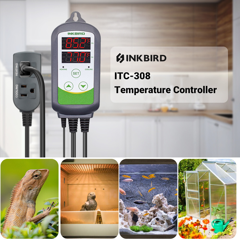 Inkbird Digital Temperature Controller WIFI 308 Programmable Thermostat Switch