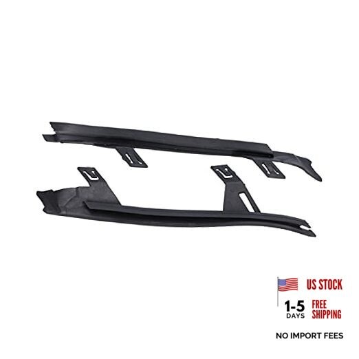 Pair of Upper Headlight Gaskets Sealing Strip Upper Headlight Cover Left Right