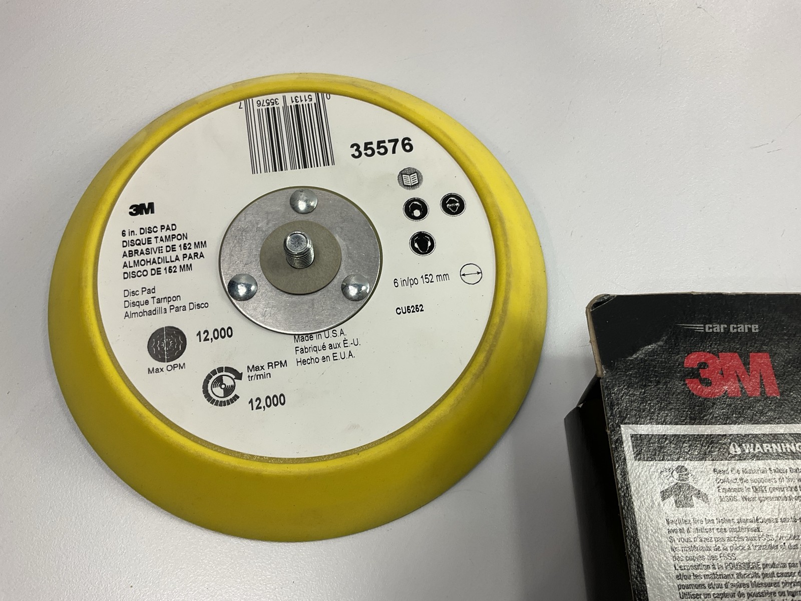 3M Automotive 35576 6" Stikit Disc Pad