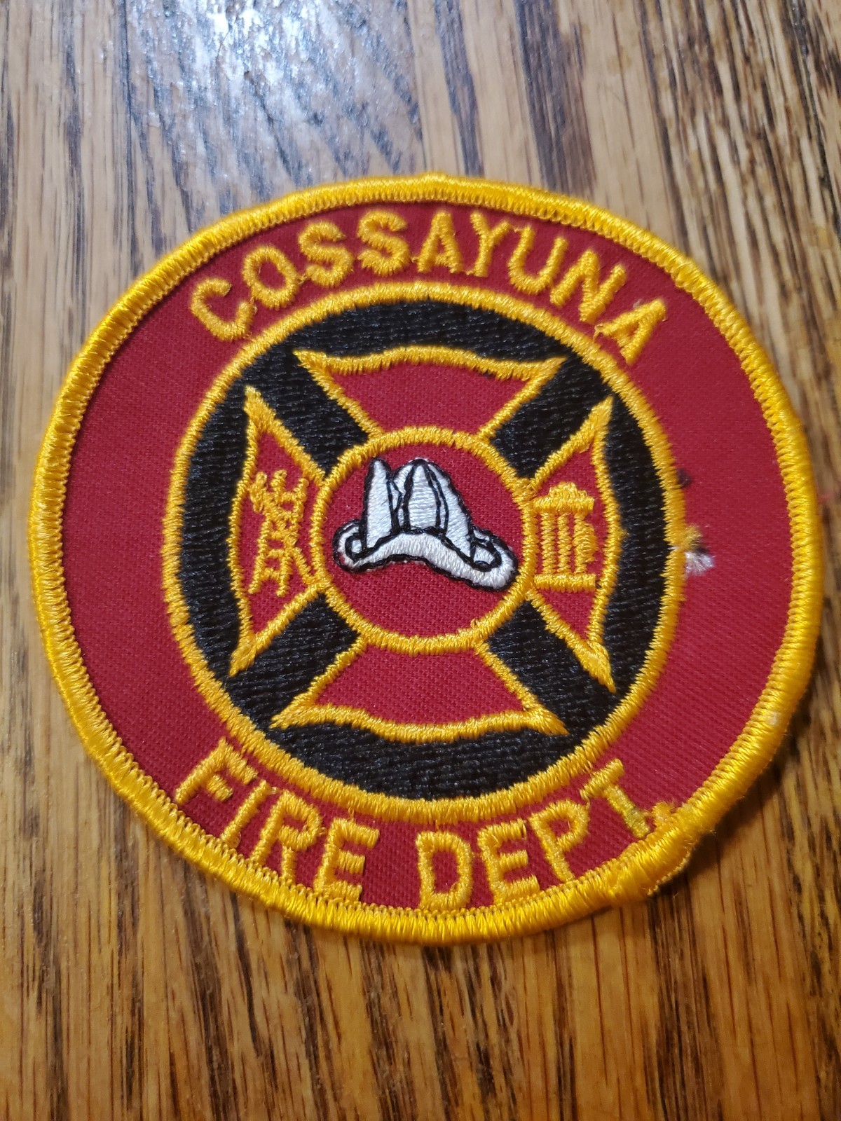 obsolete patch from the Cossayuna Fire Department located in Washington County,