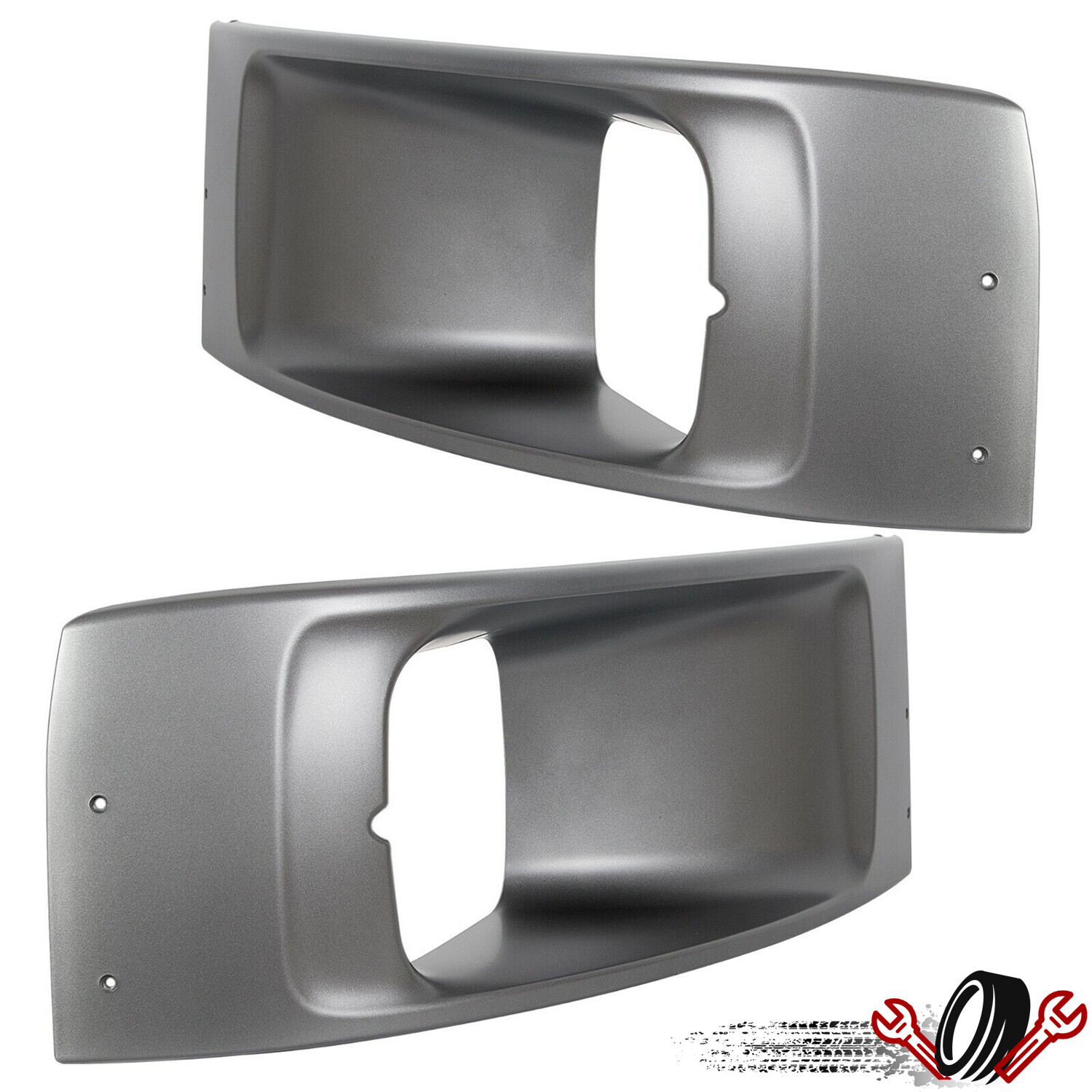 LH & RH Headlight Bezel For 03-09 Chevrolet GMC C4500 C5500 Topkick Kodiak Pair