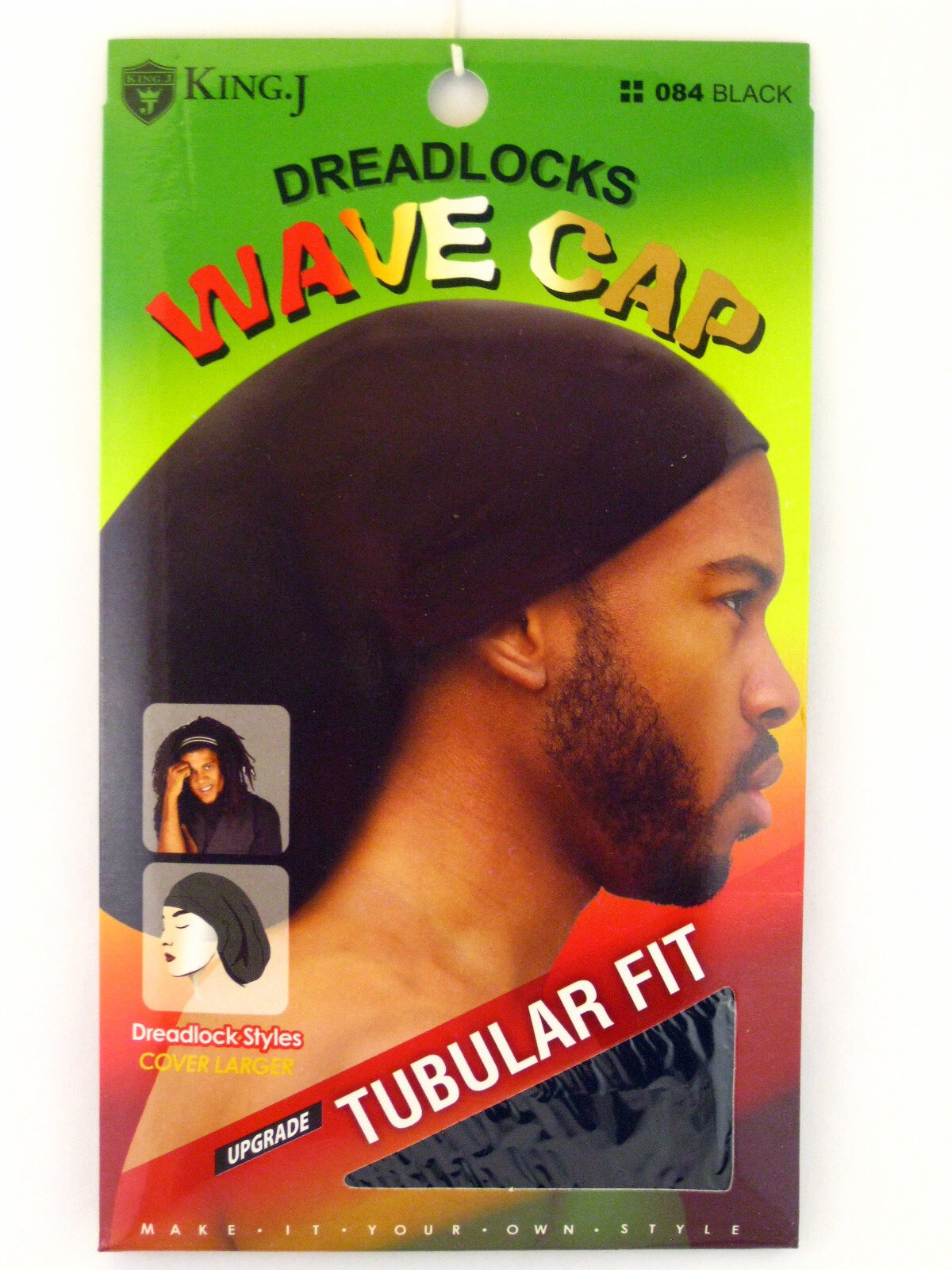 KING.J UNISEX ADULT TUBULAR FIT DREADLOCKS WAVE CAP - 1 PC. (083 & 084)