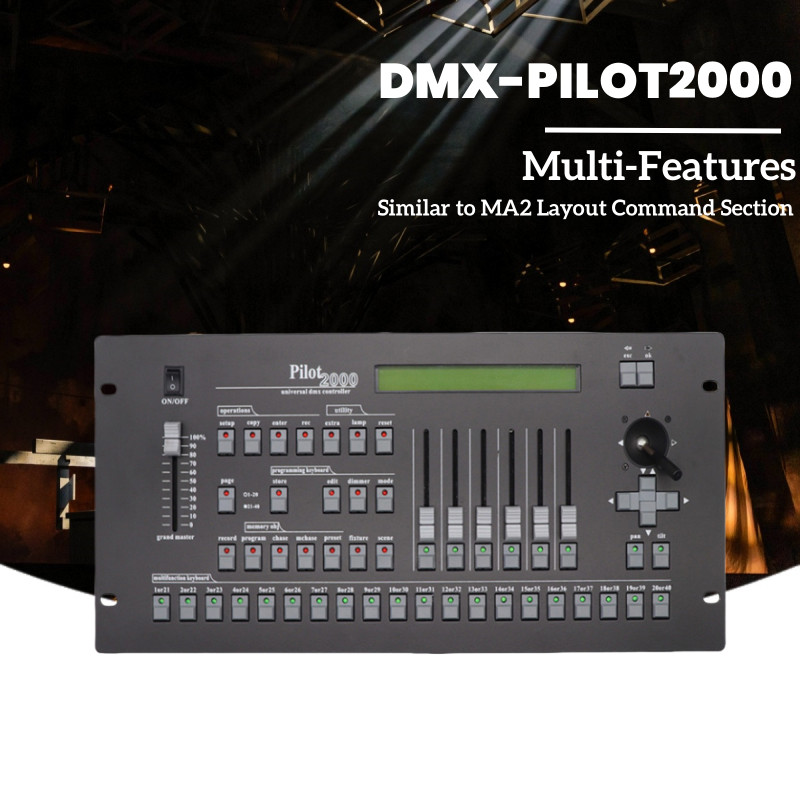 High Quality Pilot2000 DMX Controller Stage Effect Lighting Consoles DMX Console