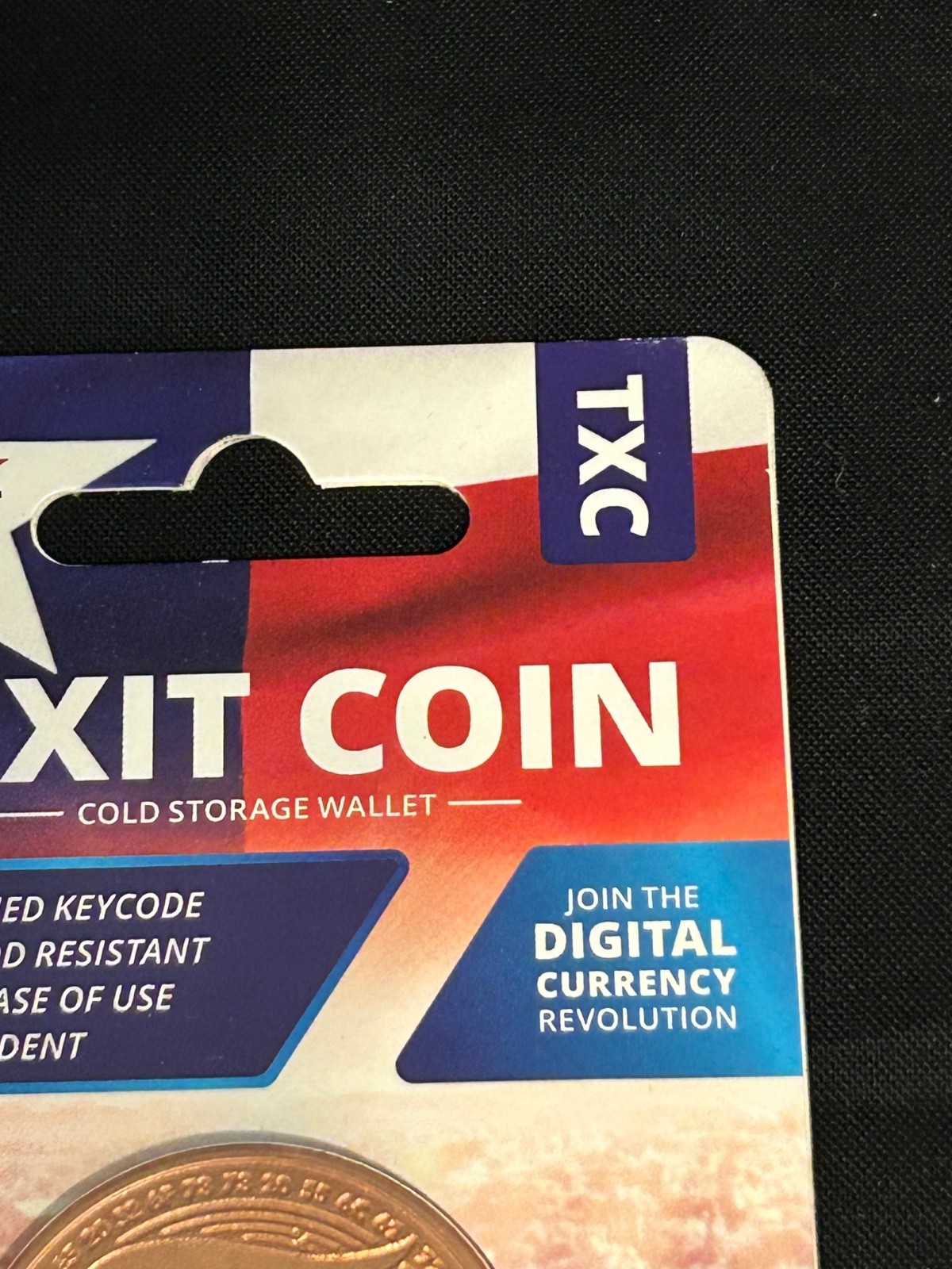 Texit Coin Cold Storage Crypto Wallet
