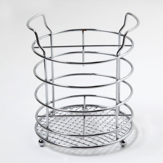 16-Piece Flatware Set with Wire Caddy