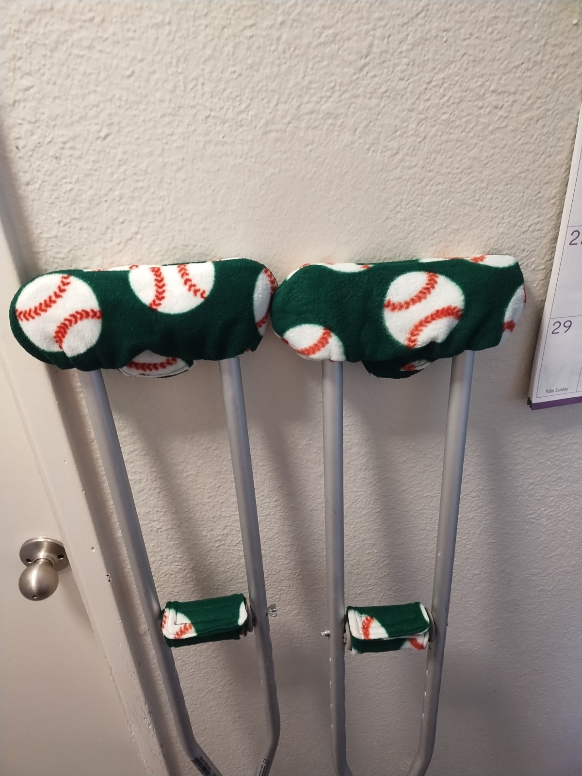 new handmade crutch cover set made of fleece
