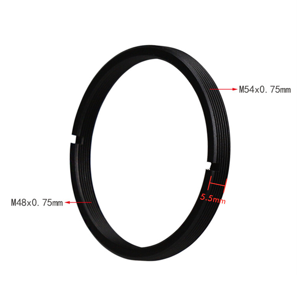 Aluminium Alloy M48*0.75mm Female to M54*0.75mm Male Adapter Ring for Telescope
