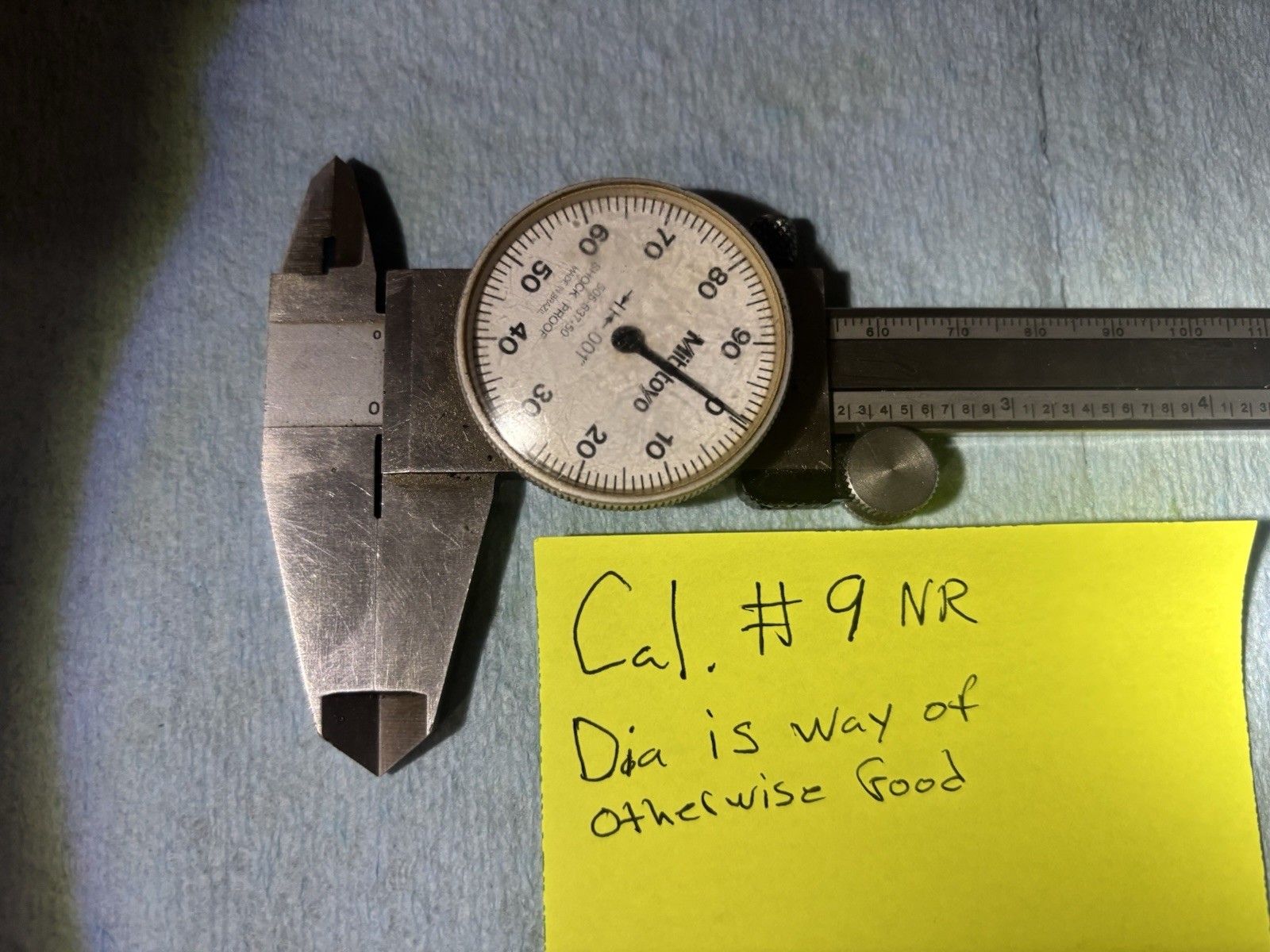 Mitutoyo 6-inch Dial Caliper Model 505-637 Vintage, Made in Japan