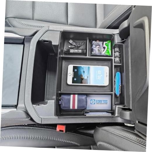 Power Sliding Console Organizer Compatible with 2021-2024 2025 2026 Chevy
