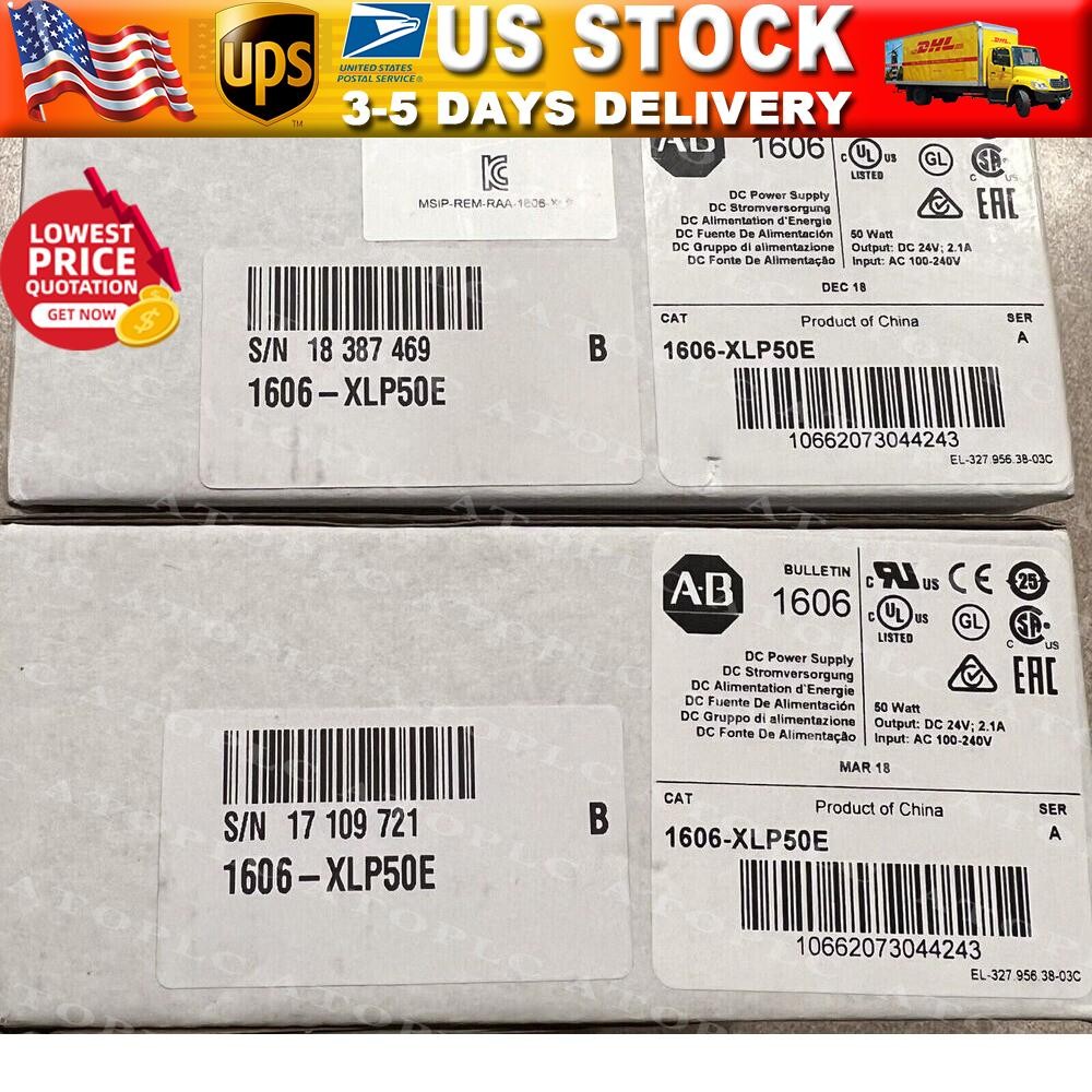 New In Box Allen-Bradley 1606-XLP50E POWER SUPPLY 1606XLP50E Fast Shipping