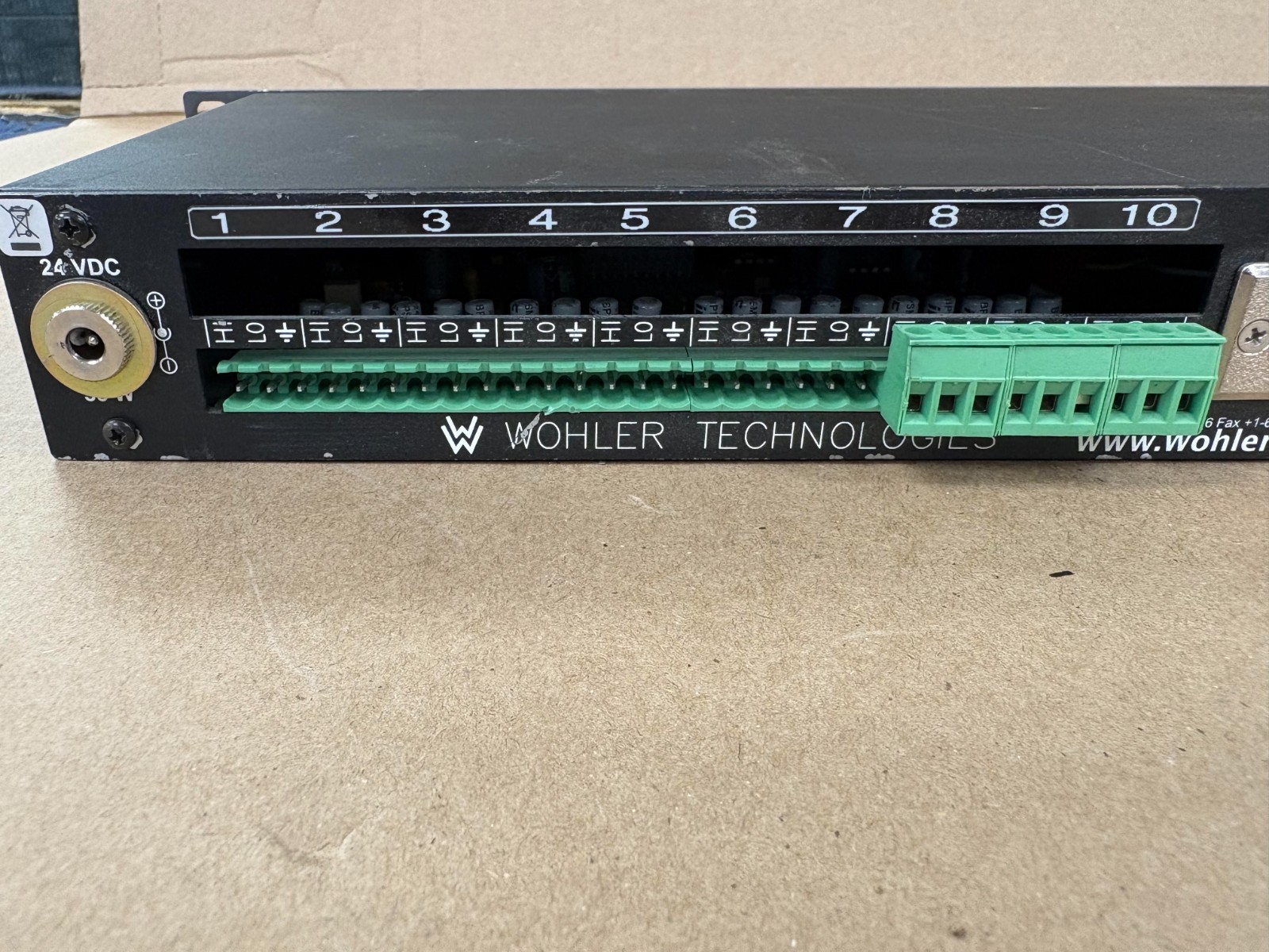 Wohler ARS-42D 20-Input Switchable Audio Router, Very Good Condition