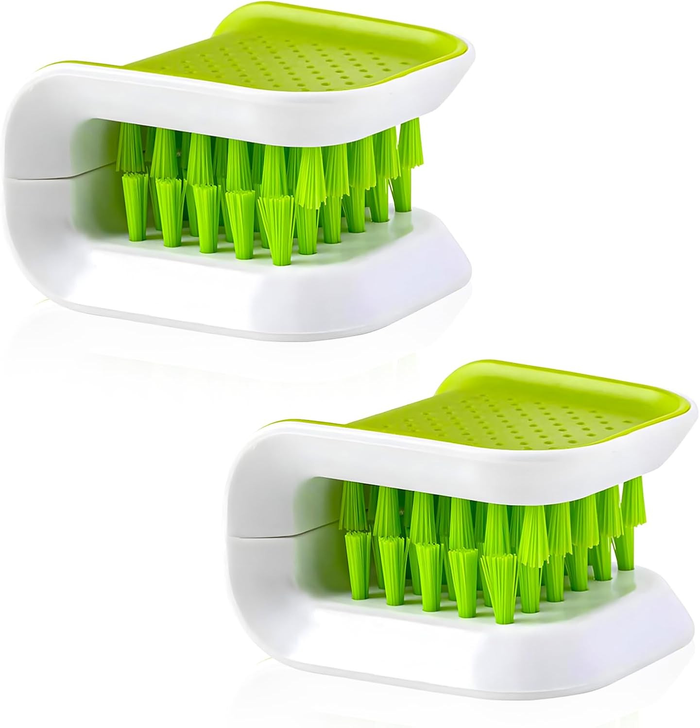 2 PCS Car Seat Belt Cleaning Brush, Nonslip U-Shaped Safety Belt Washing Tool