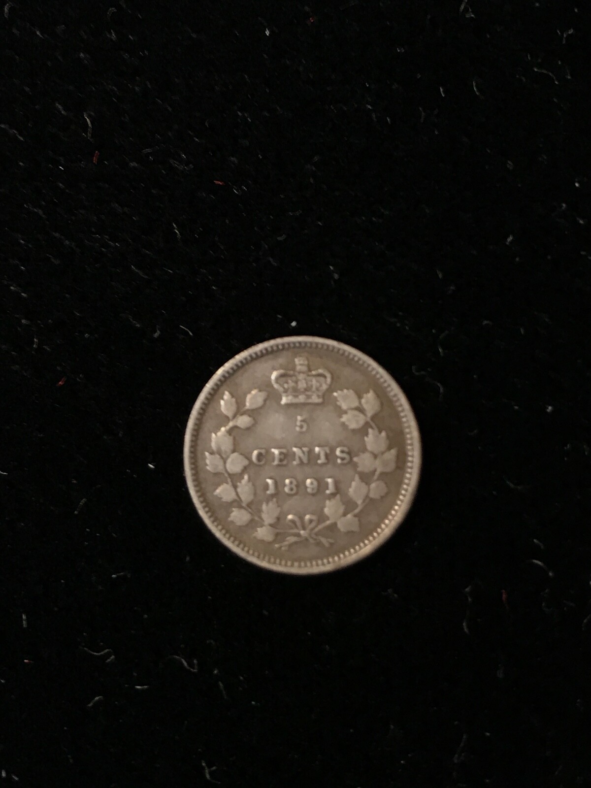 1891 Canada 5 Cents