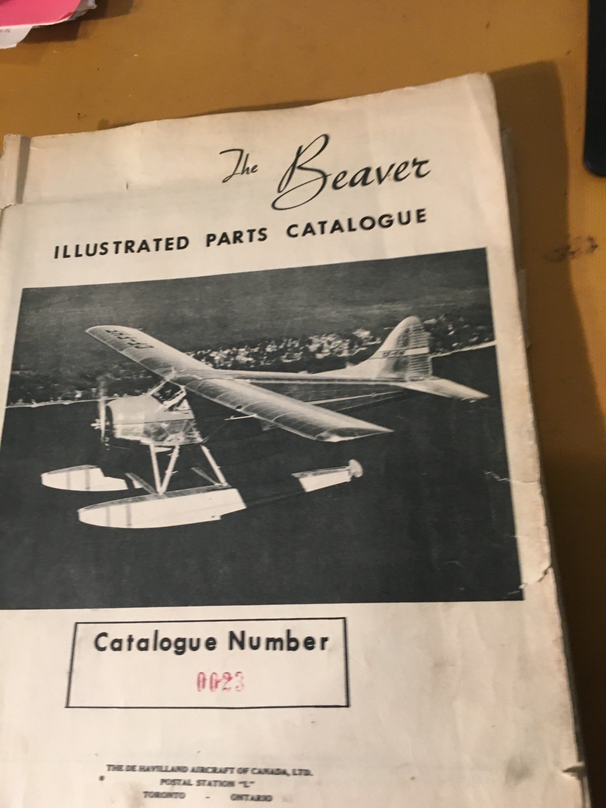 DHC-2 Beaver Parts Manual aka de Havilland