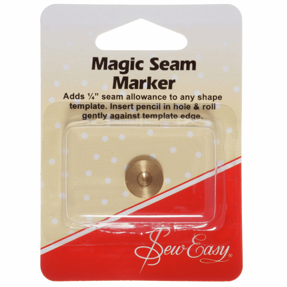Sew Easy Magic seam Guide / Marker - Adds 6mm seam Allowance To Any Template