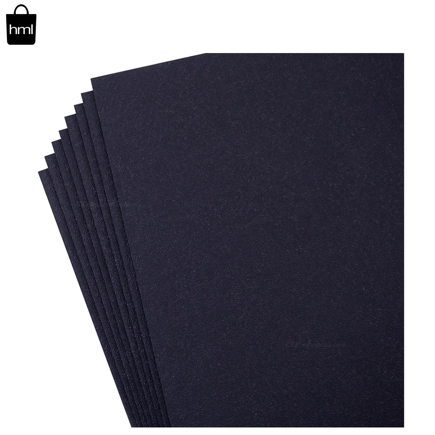 DIY Kydex Thermoform Sheets - Type V, Scratch-Resistant 12x12in - 8 Black Sheets