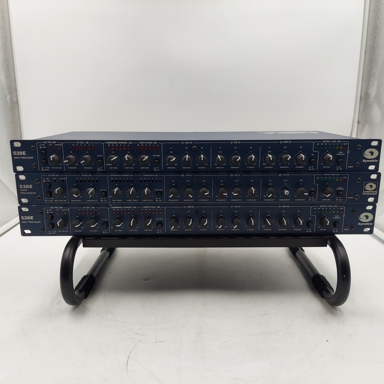 Lot of 3 Symetrix 528E Voice Processor