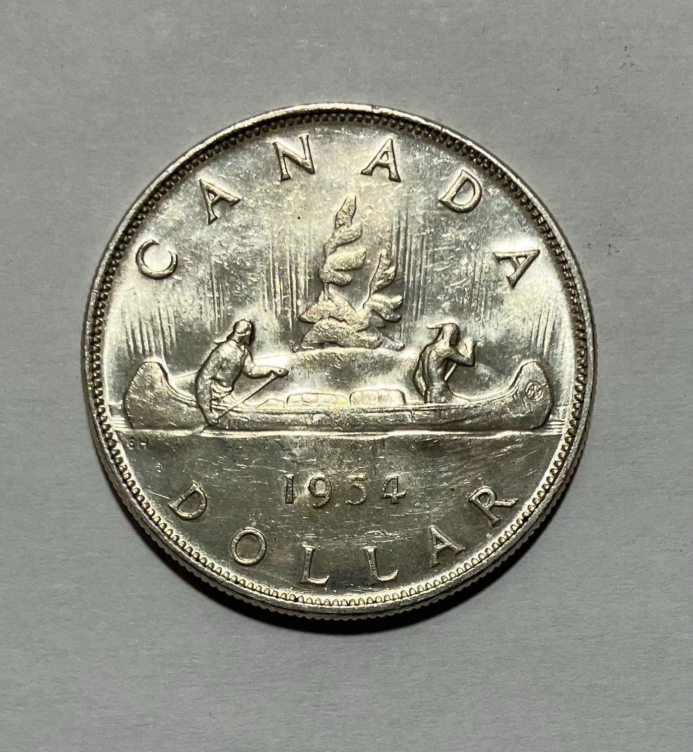 1954 Canada Silver Dollar FWL