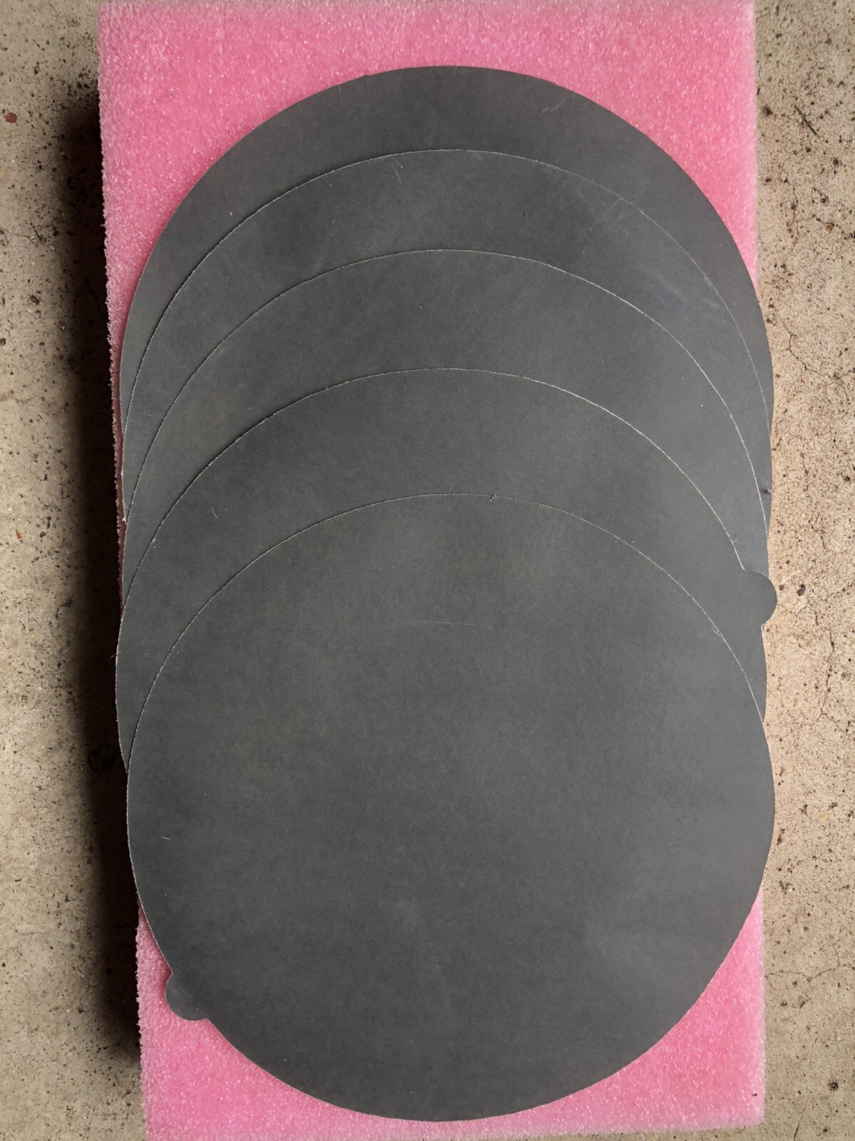 8" Sanding Disc, 1000grit, 5PCS, Peel & Stick, Waterproof Silicon Carbide