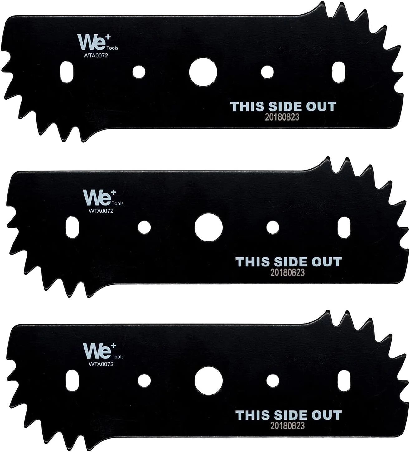 3-Pack High Carbon Steel Replacement Edger Blades | 4.8 Star Rated for Long Last