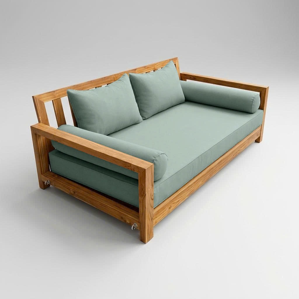 COVER ONLY STYLE 4 Mattress Pillow Daybed Porch Swing Pipe Trim TwinXL AD002