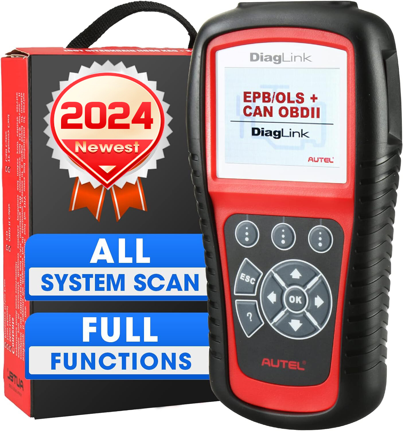 2026 Car All System Scanner Autel MaxiDiag Elite DiagLink OBD2 Diagnostic Reader