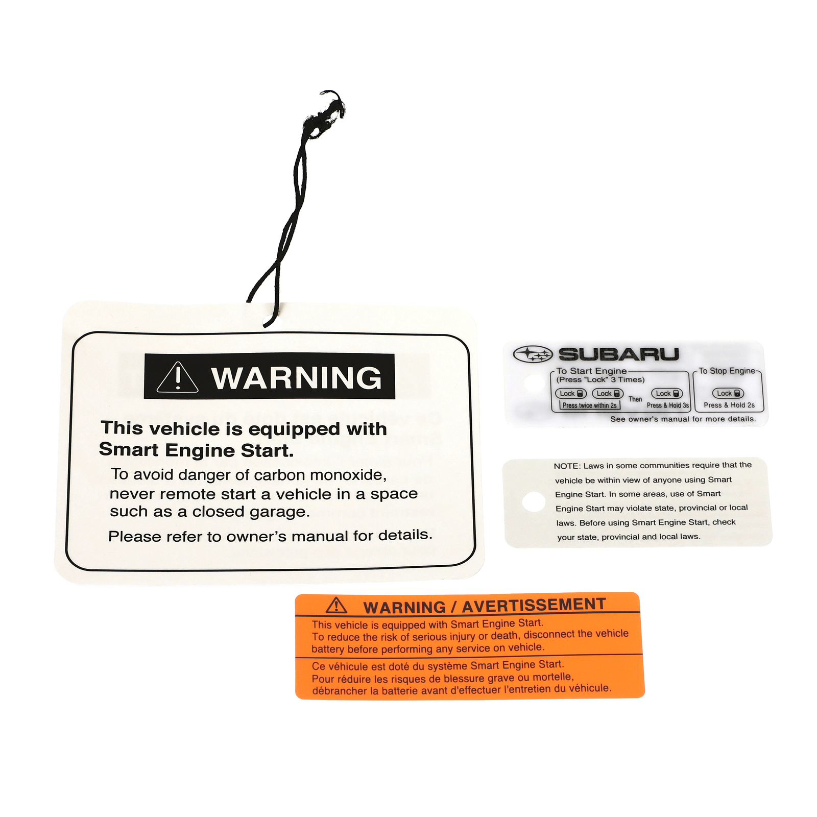 Genuine Subaru Remote Engine Starter H001SSG800