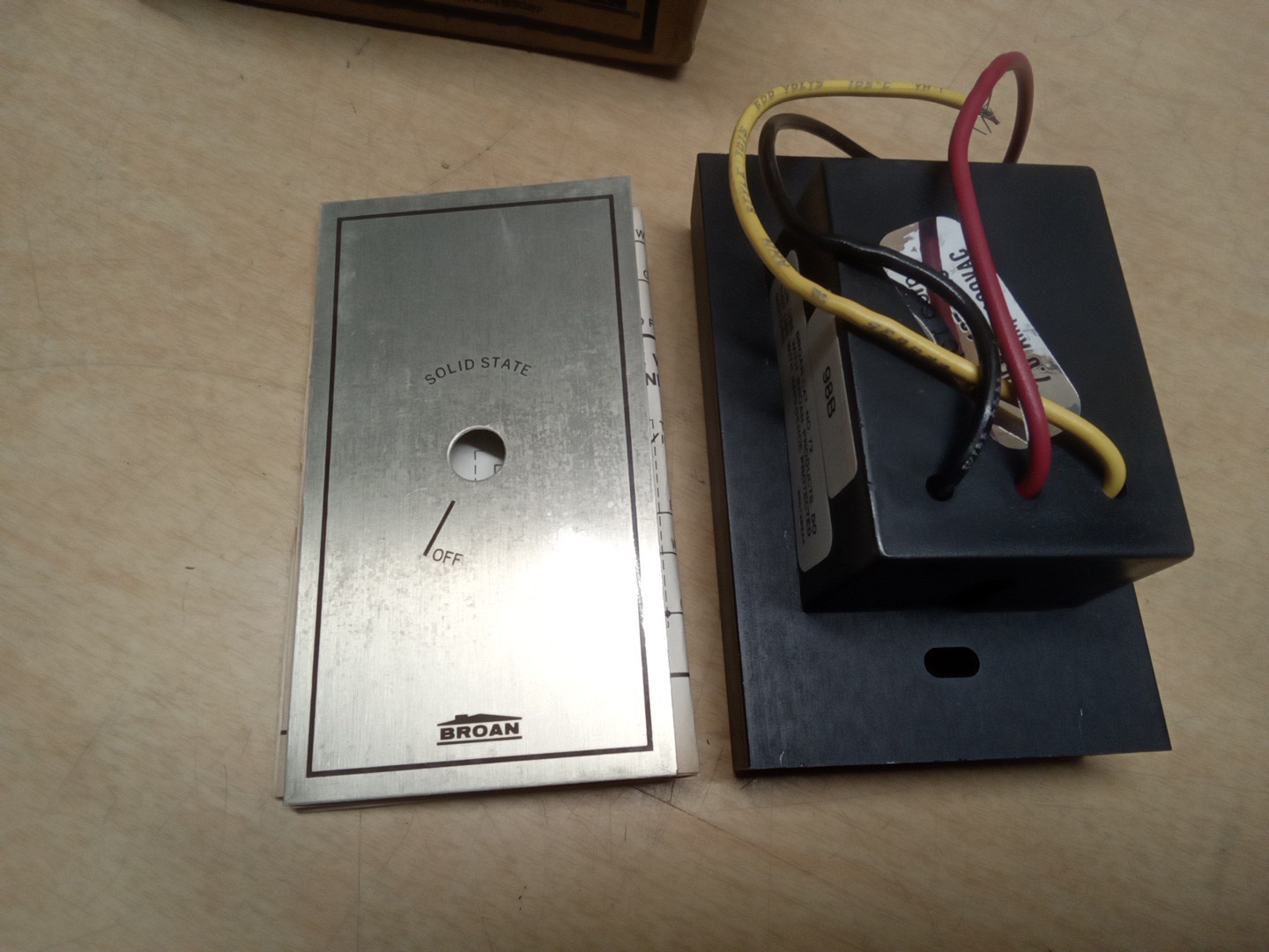 Broan Model 72 Solid-State Switch