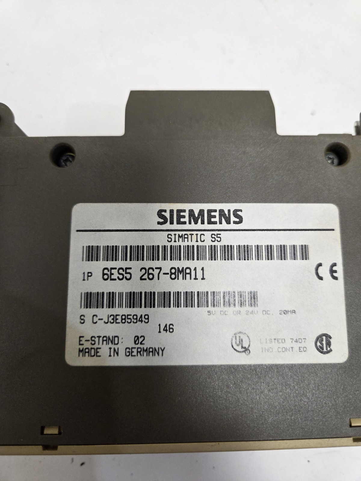 Siemens Simatic S5 6ES5 267-8MA11 Stepper Motor Module
