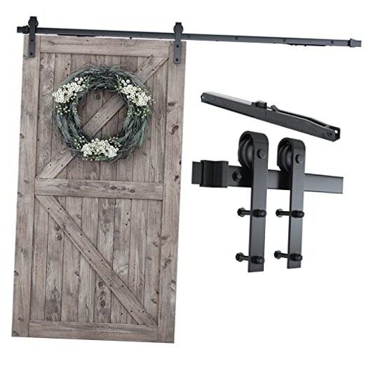 9 FT Barn Door Soft Close Hardware Kit - 5 ft-10 ft, Smoothly and 9 Feet