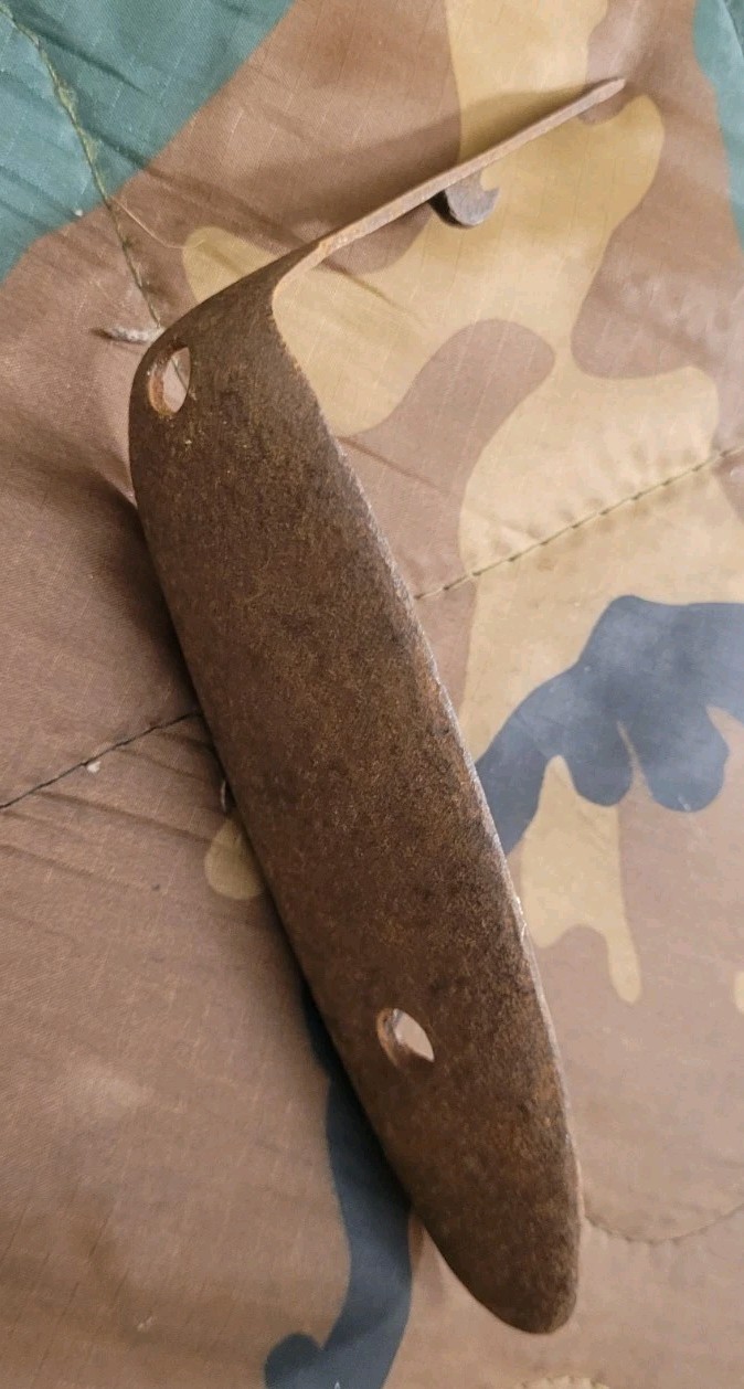Antique Iron Muzzleloader But Plate