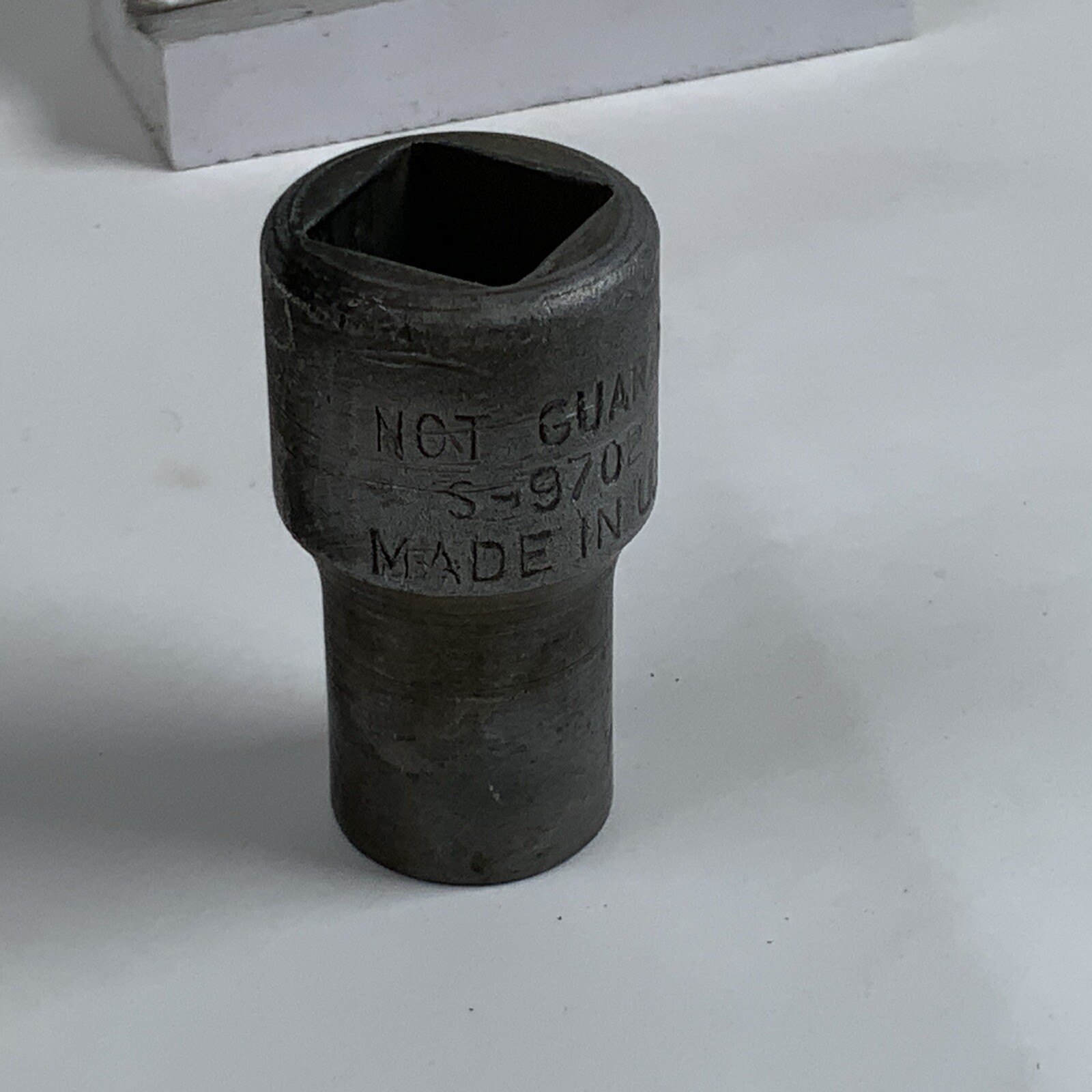 Snap-On S-9702 7/16in. 1/2 Drive 6pt Socket - Mil Finish - USA Made
