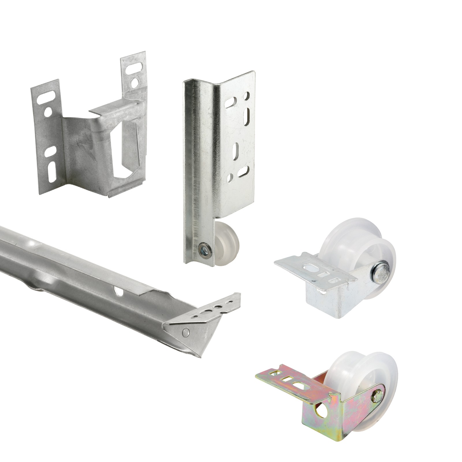 22-5/8 in., Galvanized Steel, Mono-rail Drawer Slide Kit (Single Pack) Silver