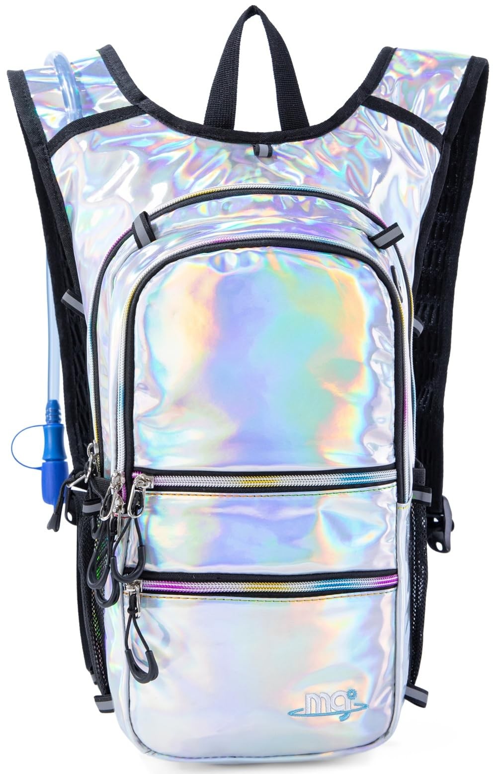 Lightweight Backpack with LED Lights, 2L Water Bladder for Running, Hiking