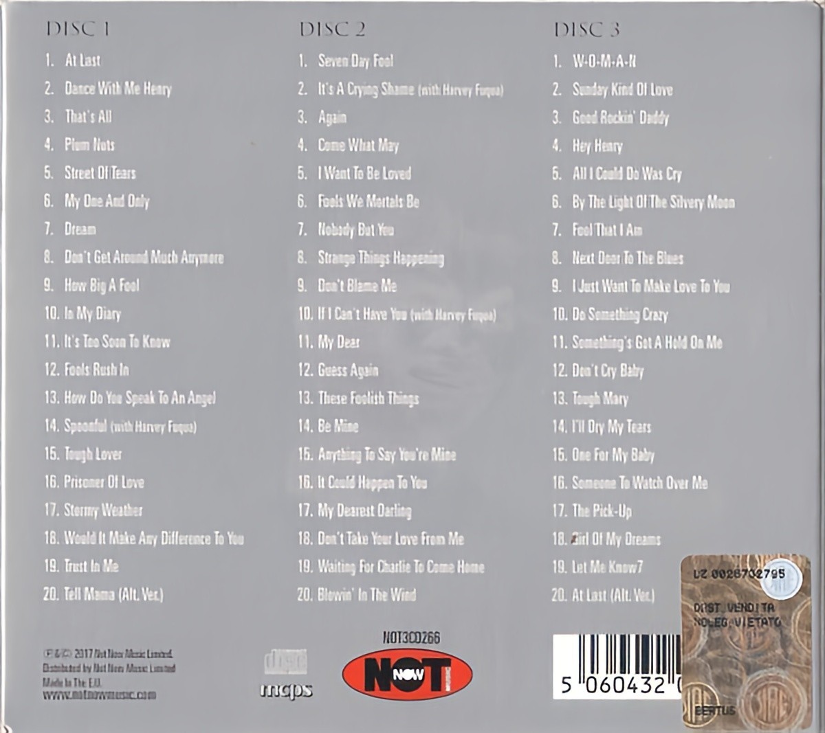 Etta James – The Platinum Collection 3 CD Set - NEW