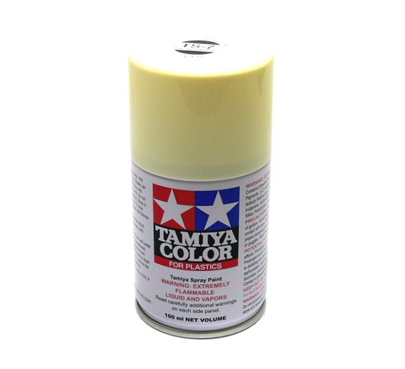 TAMIYA Color Spray Paint TS-7 Racing White Net 100ml for Plastics 85007